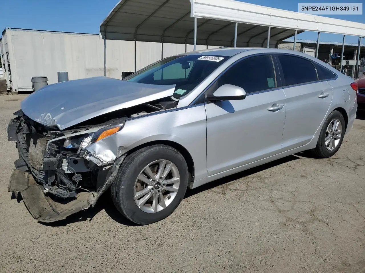 2016 Hyundai Sonata Se VIN: 5NPE24AF1GH349191 Lot: 56995005