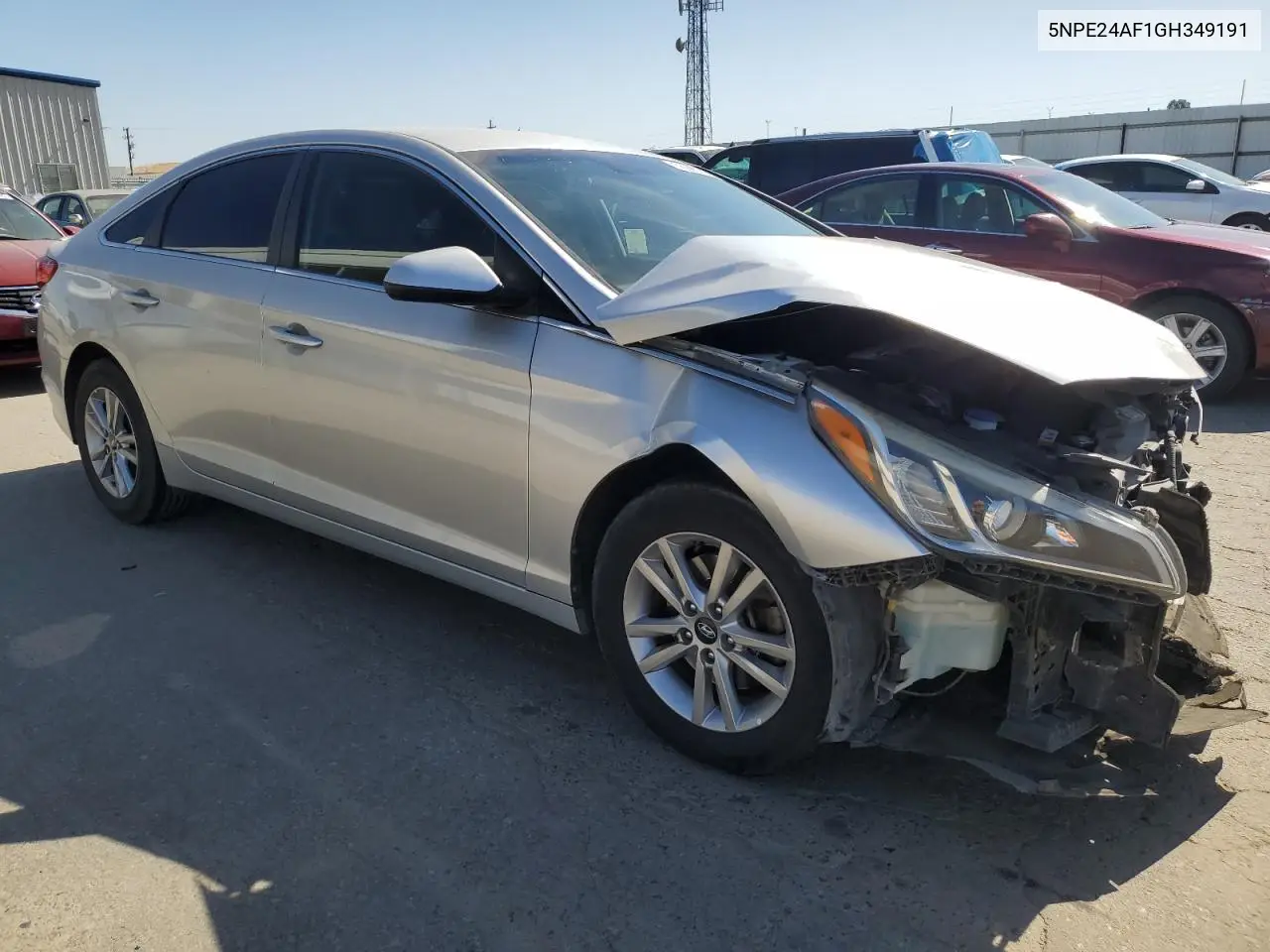 2016 Hyundai Sonata Se VIN: 5NPE24AF1GH349191 Lot: 56995005