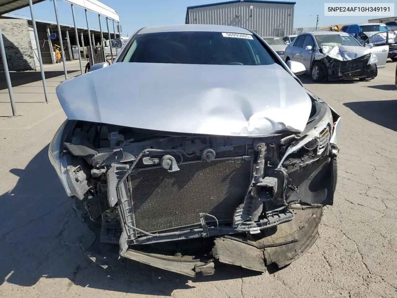 2016 Hyundai Sonata Se VIN: 5NPE24AF1GH349191 Lot: 56995005