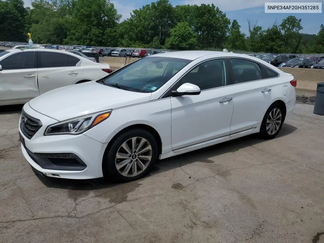 2016 Hyundai Sonata Sport VIN: 5NPE34AF2GH351285 Lot: 62558125