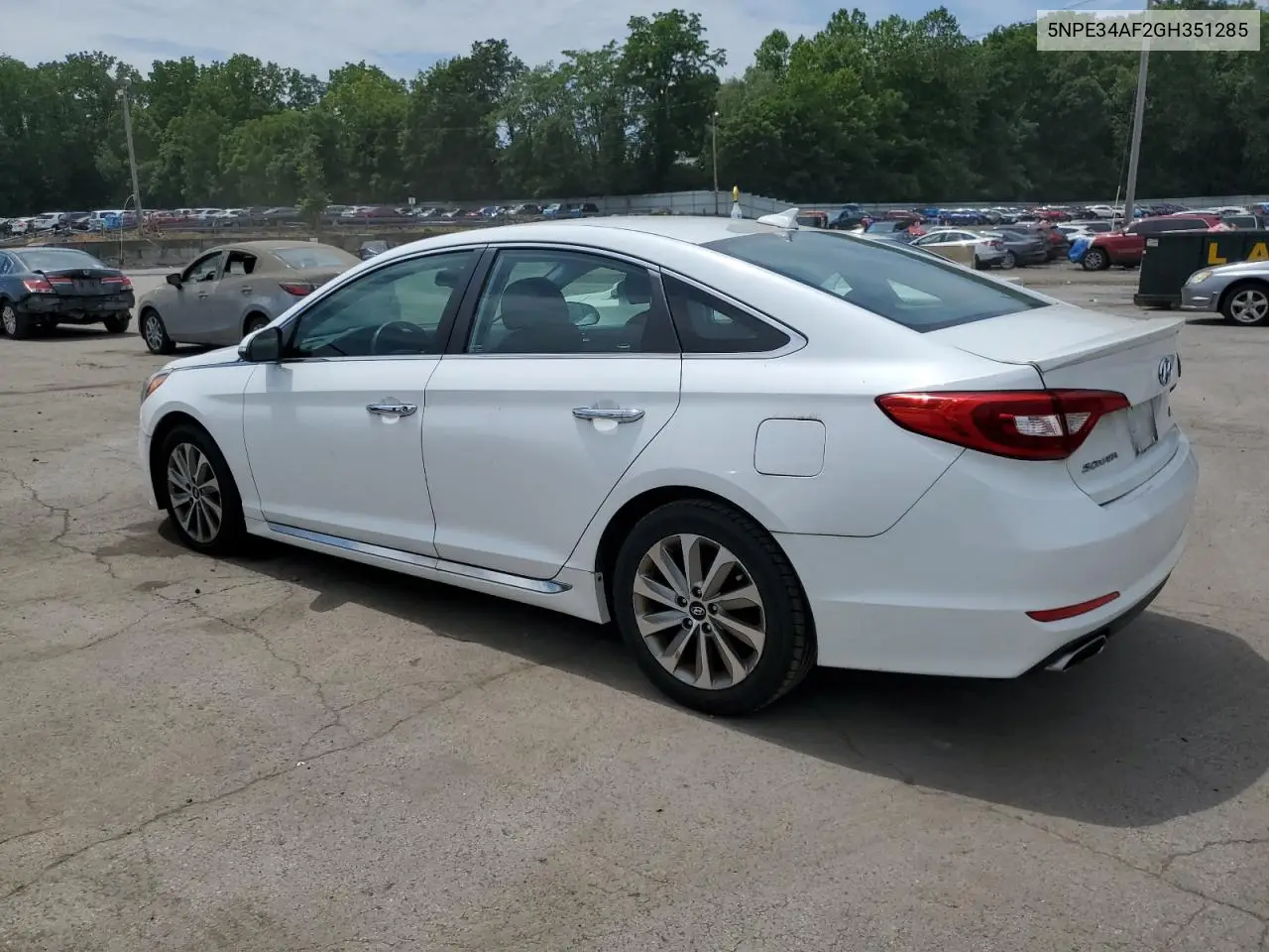 2016 Hyundai Sonata Sport VIN: 5NPE34AF2GH351285 Lot: 62558125