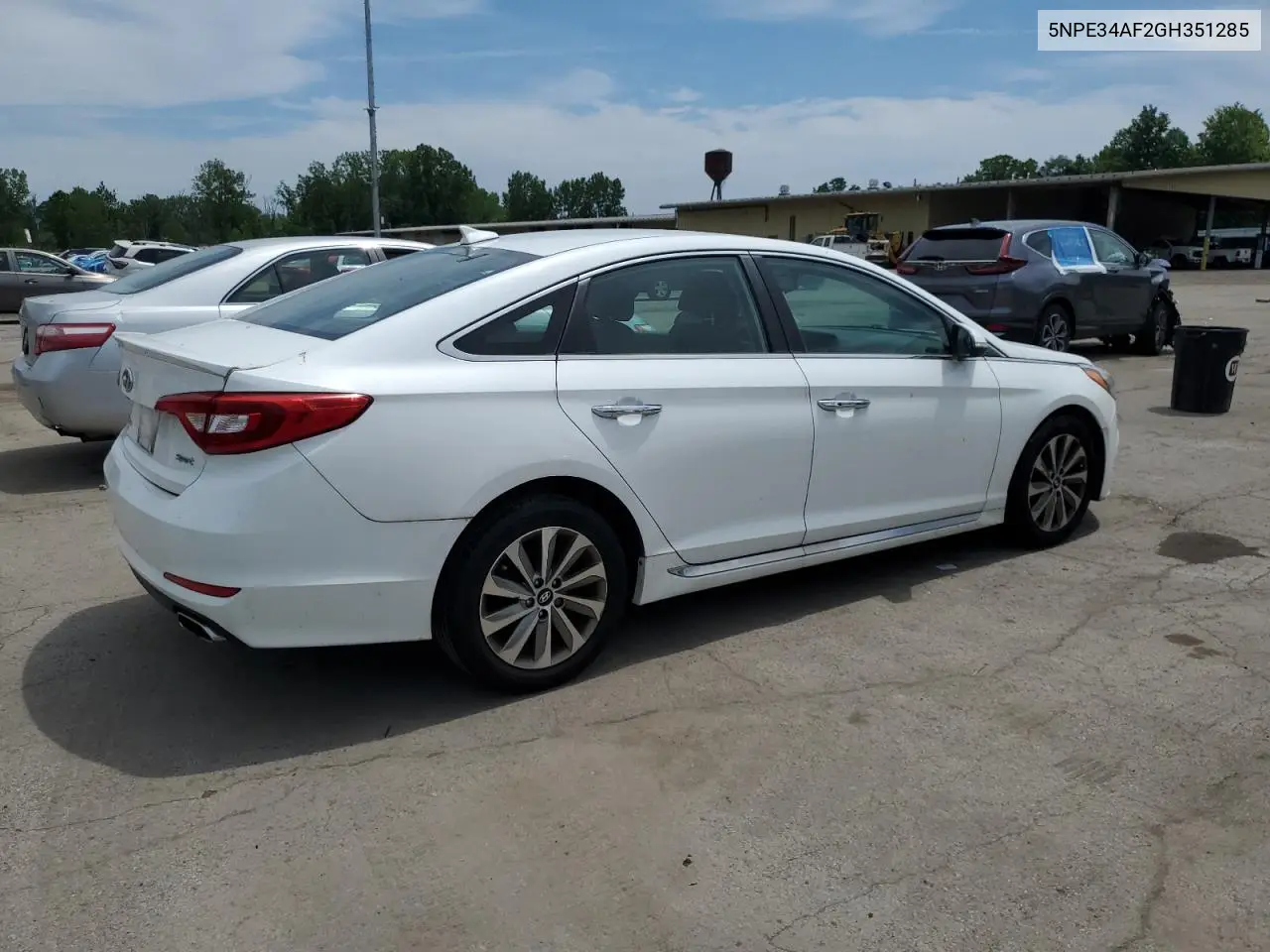 2016 Hyundai Sonata Sport VIN: 5NPE34AF2GH351285 Lot: 62558125