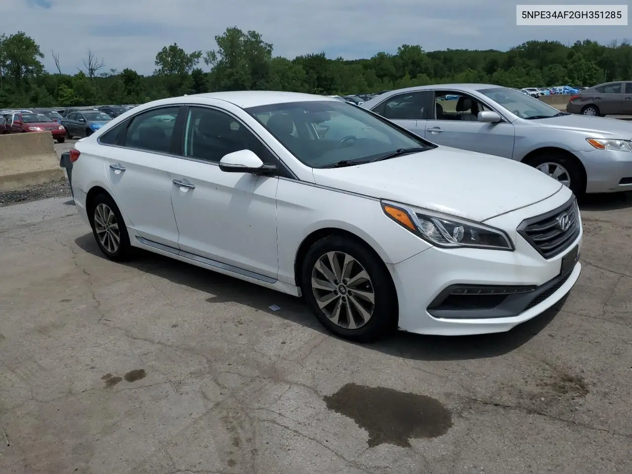 2016 Hyundai Sonata Sport VIN: 5NPE34AF2GH351285 Lot: 62558125