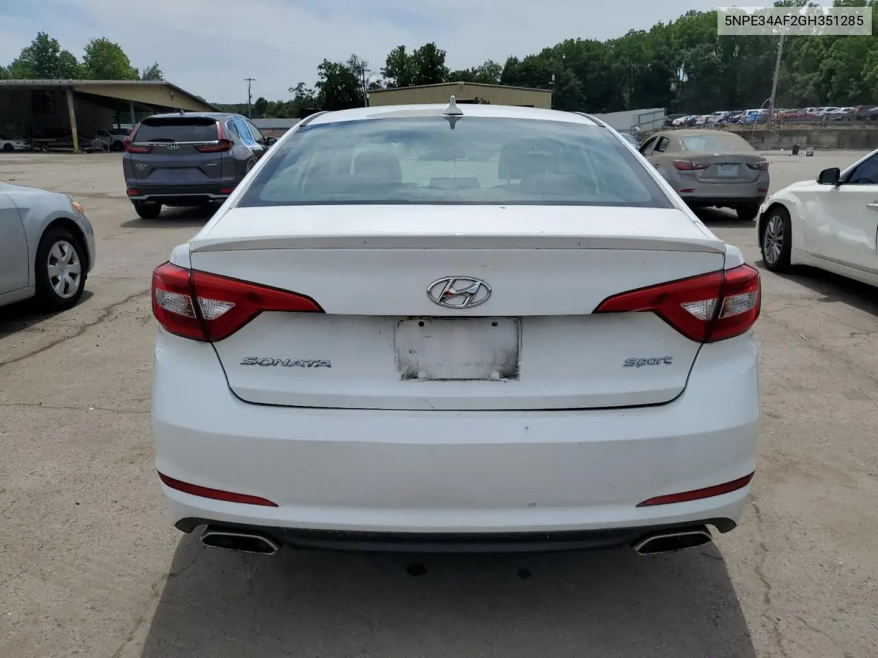 2016 Hyundai Sonata Sport VIN: 5NPE34AF2GH351285 Lot: 62558125