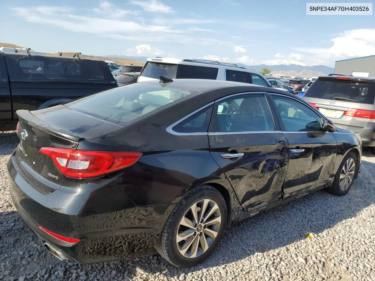 2016 Hyundai Sonata Sport VIN: 5NPE34AF7GH403526 Lot: 62592375