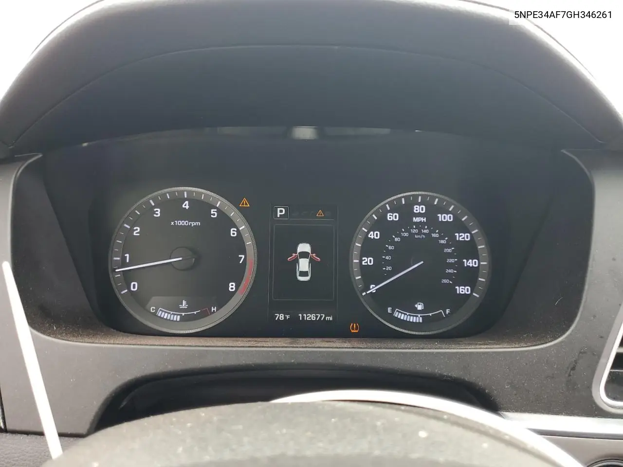 2016 Hyundai Sonata Sport VIN: 5NPE34AF7GH346261 Lot: 62734565