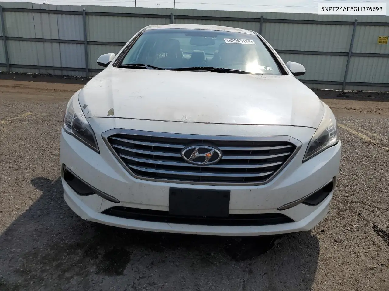 2016 Hyundai Sonata Se VIN: 5NPE24AF5GH376698 Lot: 62965125