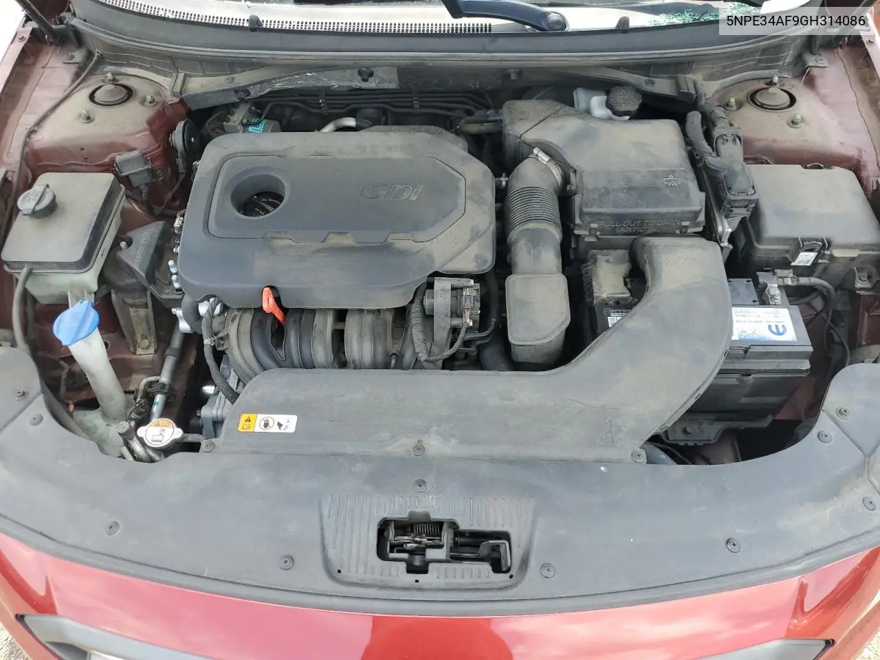 2016 Hyundai Sonata Sport VIN: 5NPE34AF9GH314086 Lot: 63047545
