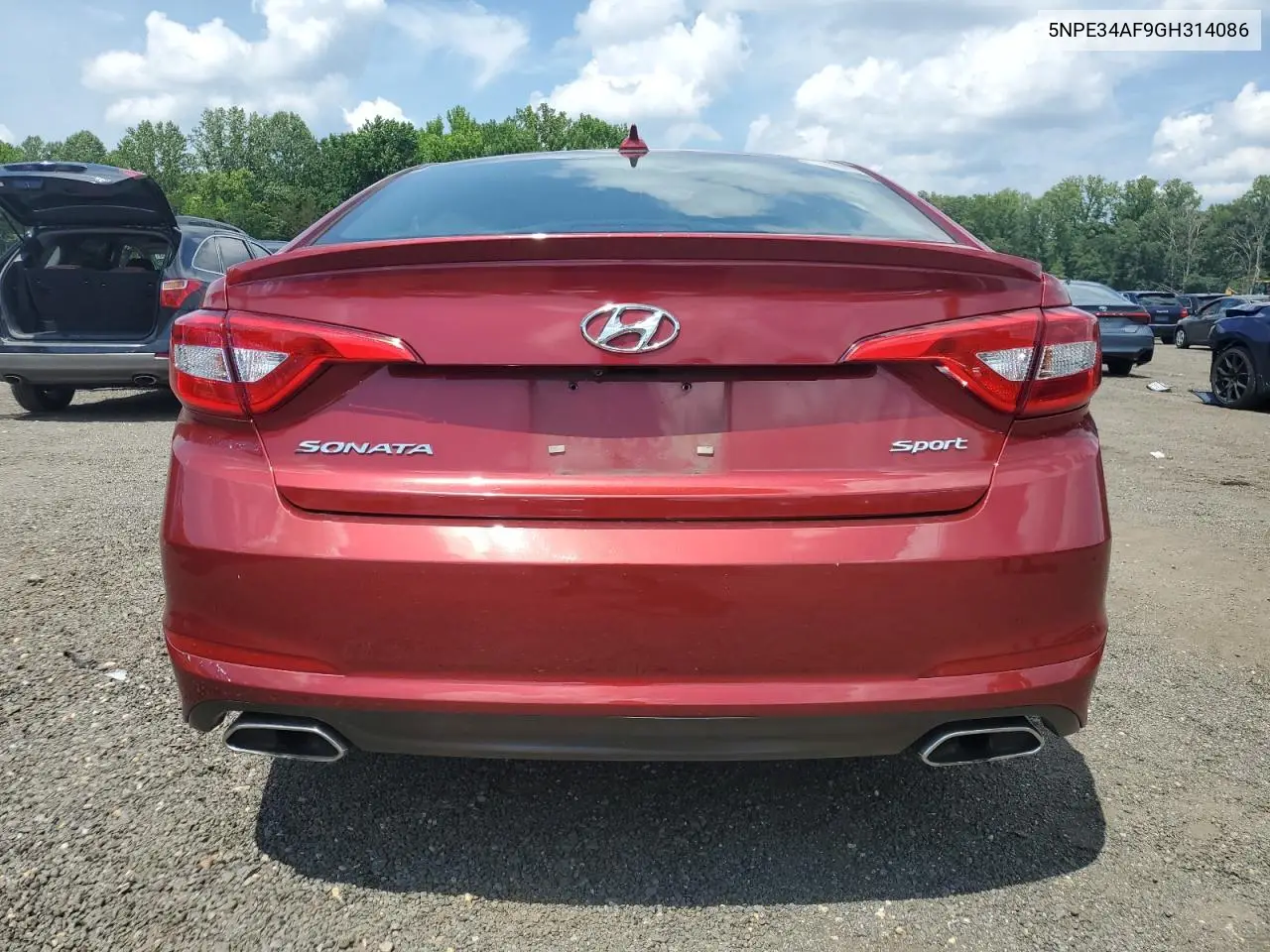 2016 Hyundai Sonata Sport VIN: 5NPE34AF9GH314086 Lot: 63047545