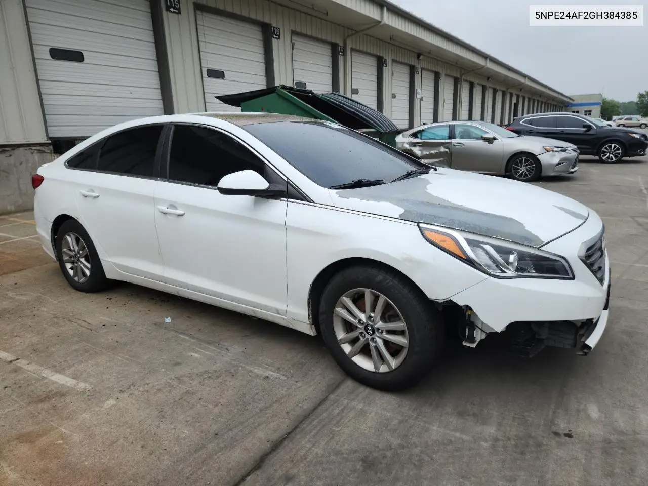 2016 Hyundai Sonata Se VIN: 5NPE24AF2GH384385 Lot: 63111885