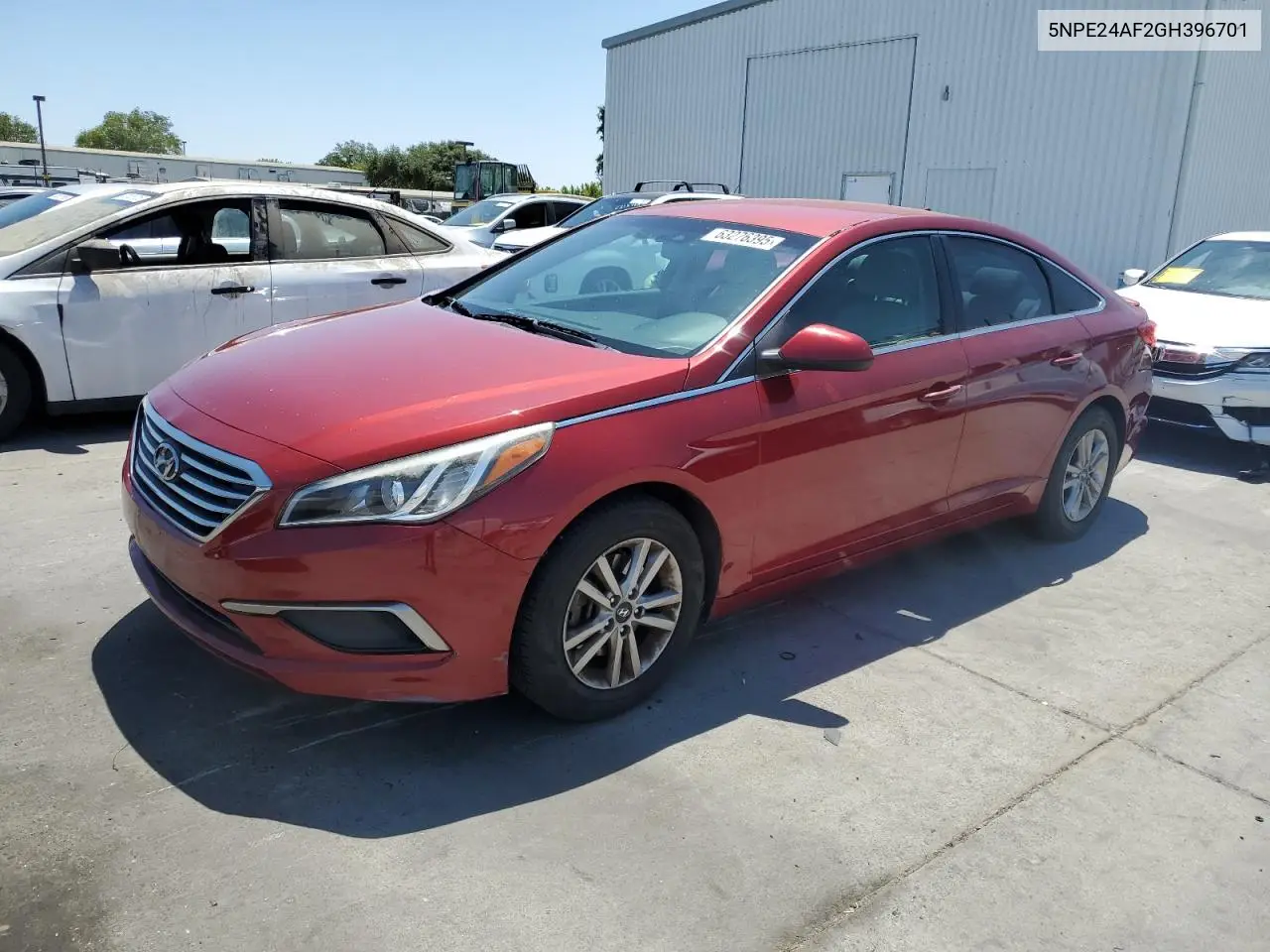2016 Hyundai Sonata Se VIN: 5NPE24AF2GH396701 Lot: 63276395
