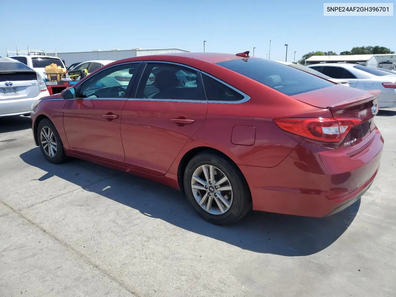 2016 Hyundai Sonata Se VIN: 5NPE24AF2GH396701 Lot: 63276395