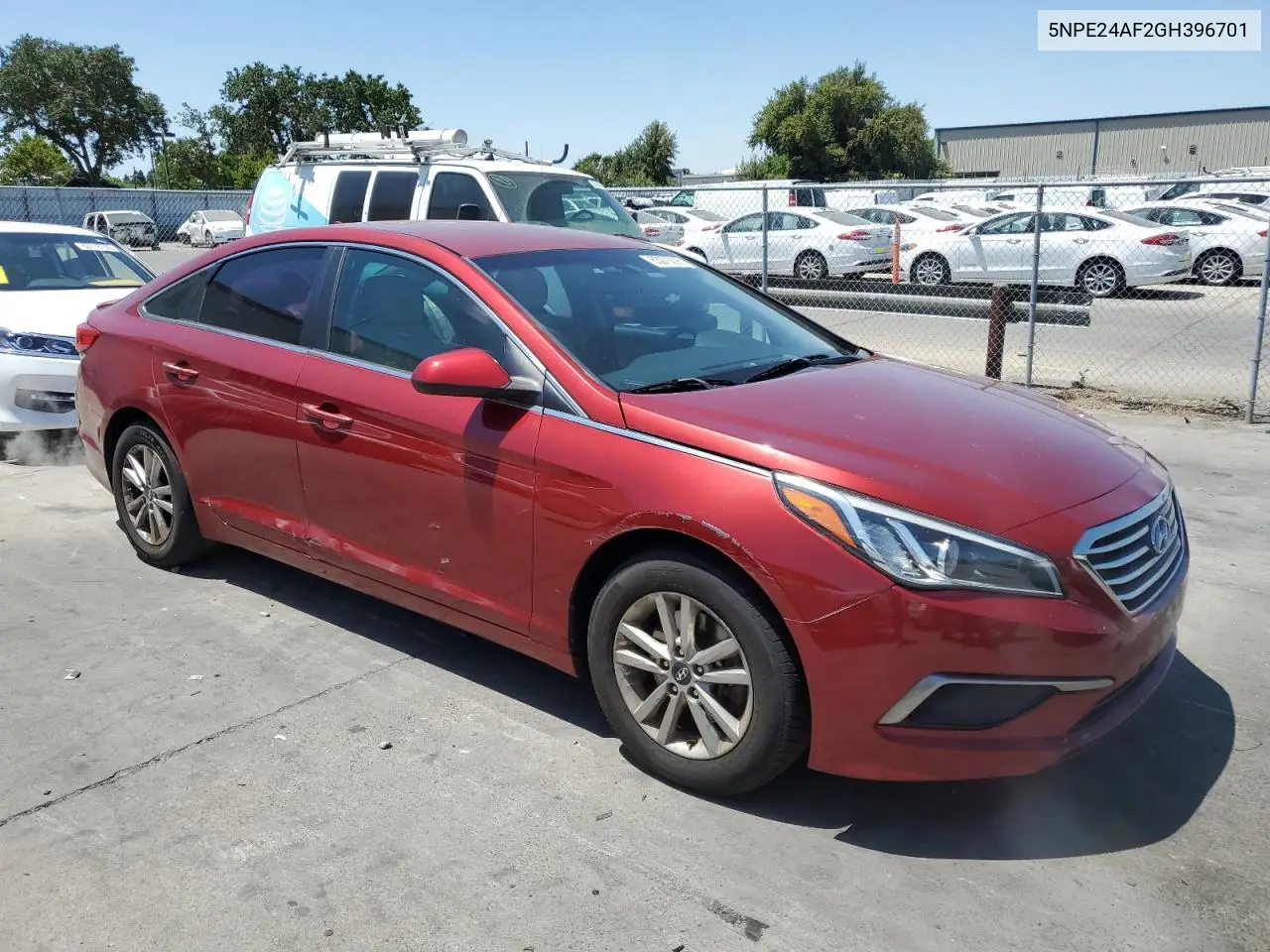 2016 Hyundai Sonata Se VIN: 5NPE24AF2GH396701 Lot: 63276395