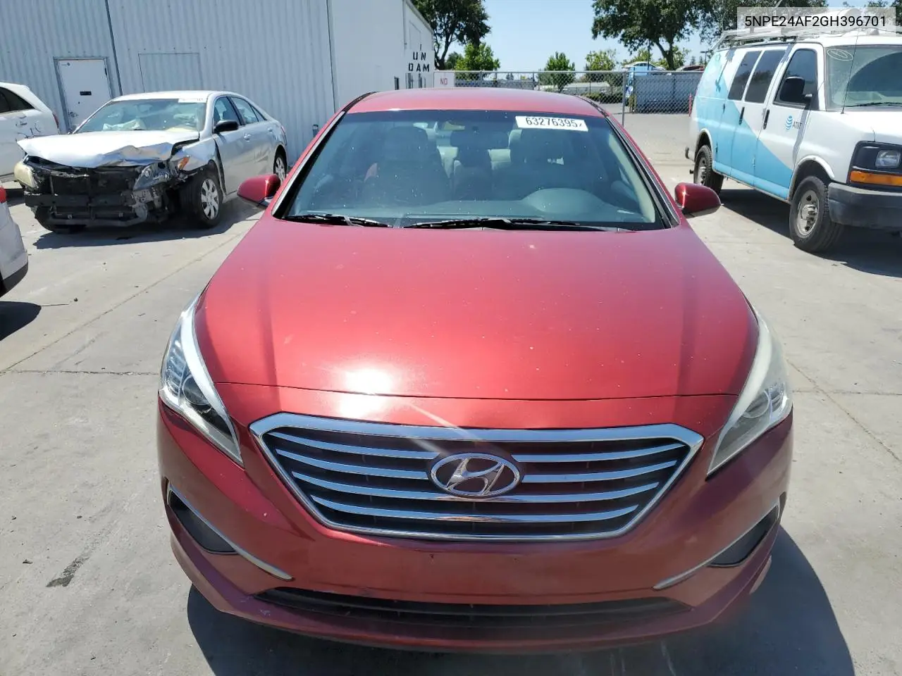 2016 Hyundai Sonata Se VIN: 5NPE24AF2GH396701 Lot: 63276395