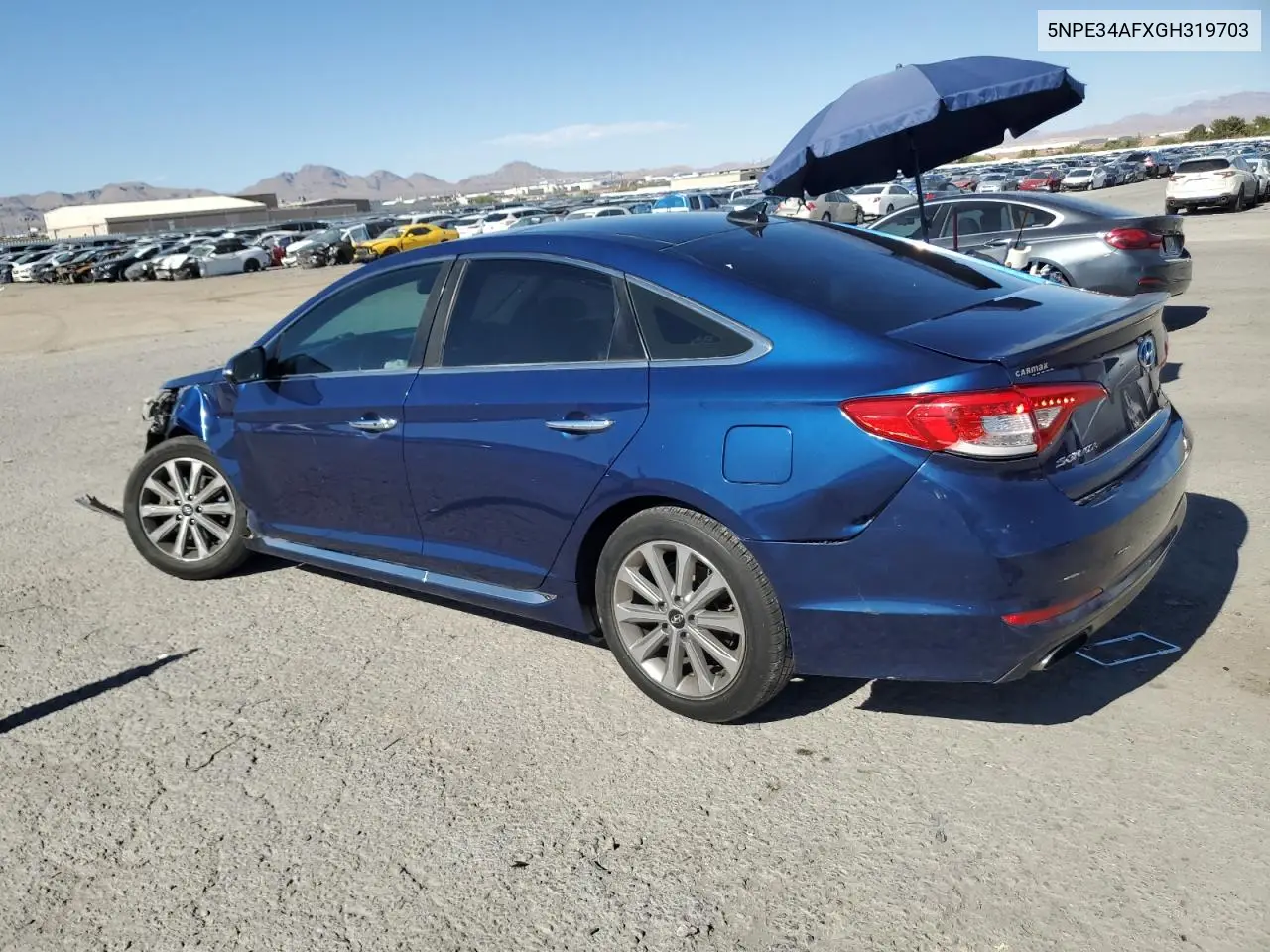 2016 Hyundai Sonata Sport VIN: 5NPE34AFXGH319703 Lot: 63281485