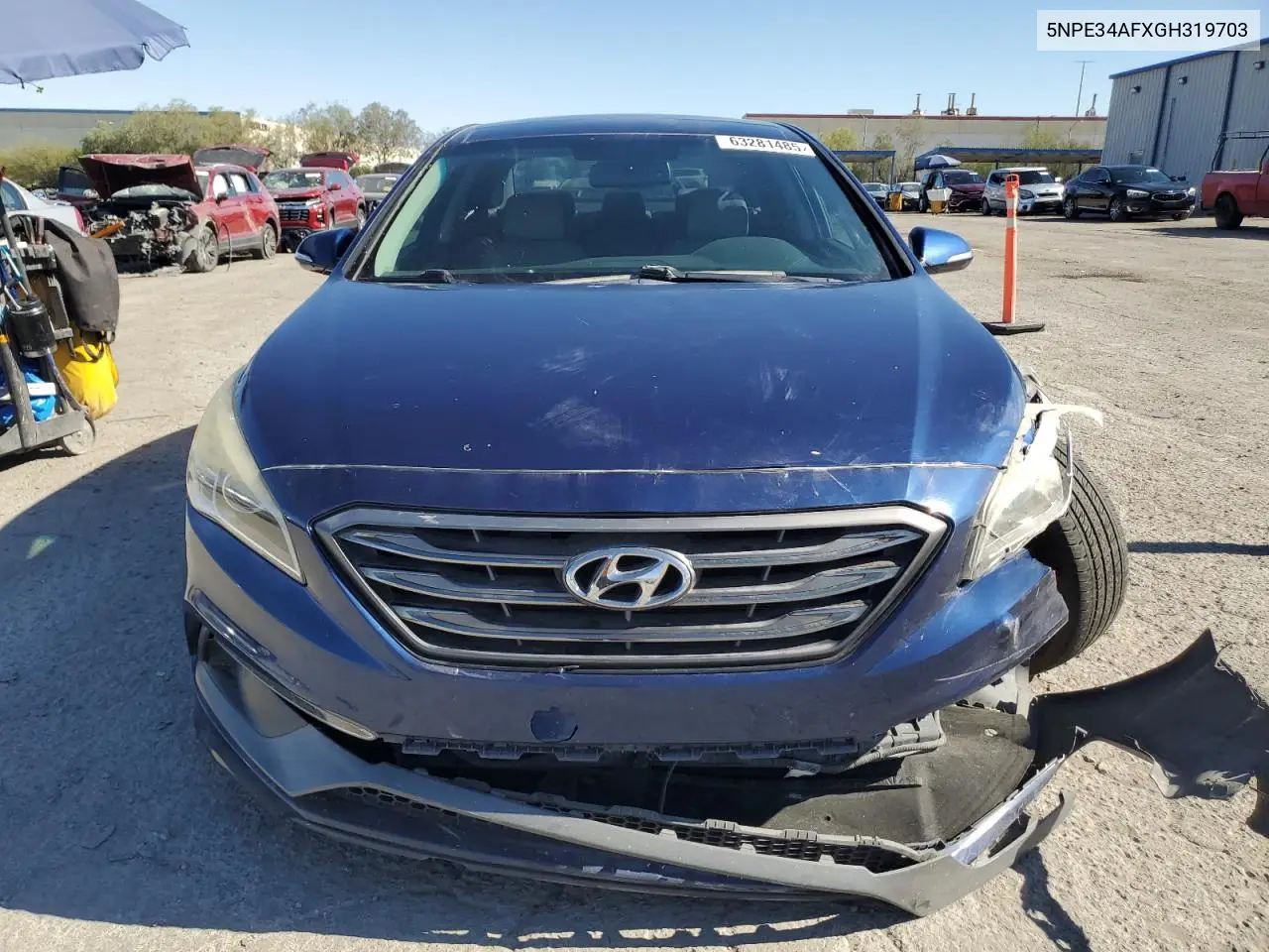 2016 Hyundai Sonata Sport VIN: 5NPE34AFXGH319703 Lot: 63281485