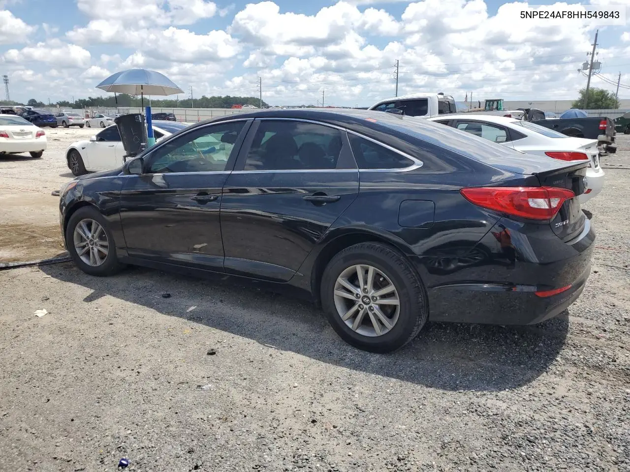 2017 Hyundai Sonata Se VIN: 5NPE24AF8HH549843 Lot: 56626405