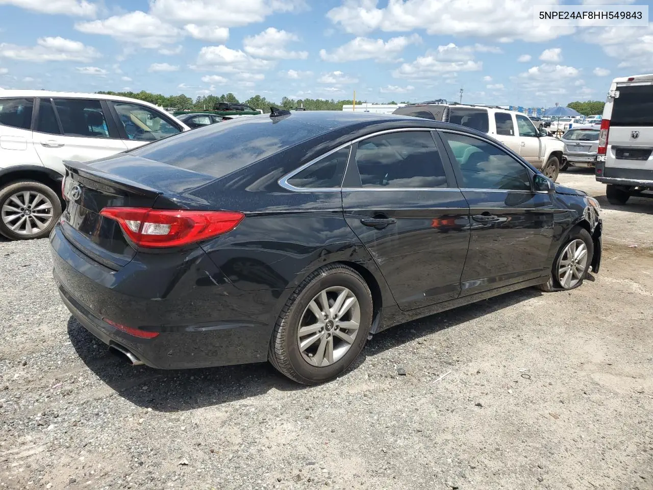 2017 Hyundai Sonata Se VIN: 5NPE24AF8HH549843 Lot: 56626405