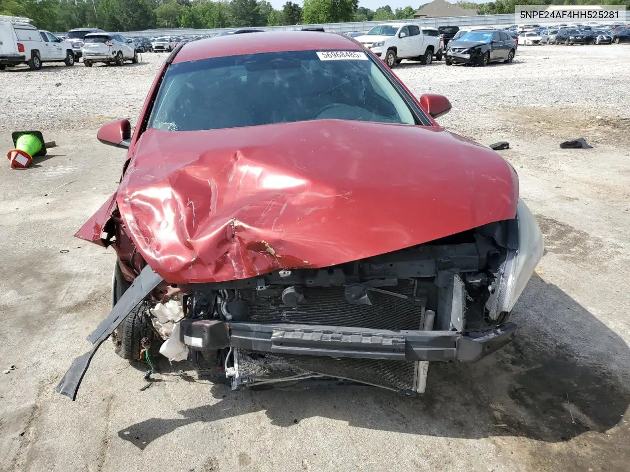 2017 Hyundai Sonata Se VIN: 5NPE24AF4HH525281 Lot: 56968485