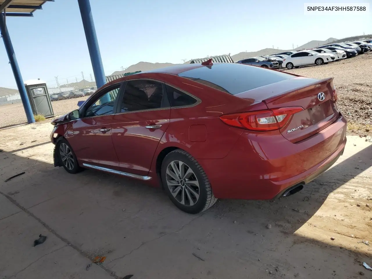 2017 Hyundai Sonata Sport VIN: 5NPE34AF3HH587588 Lot: 57119265
