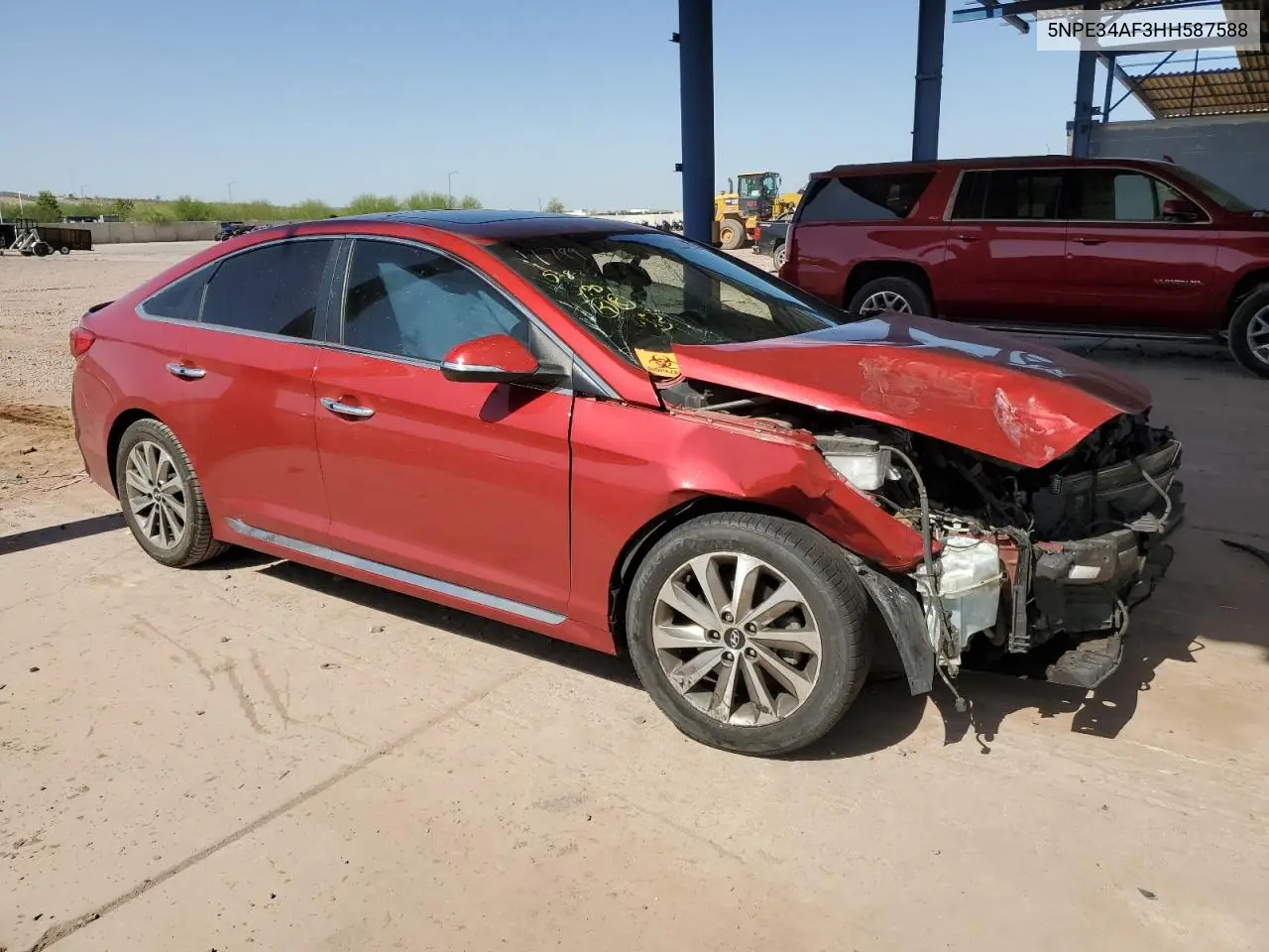 2017 Hyundai Sonata Sport VIN: 5NPE34AF3HH587588 Lot: 57119265