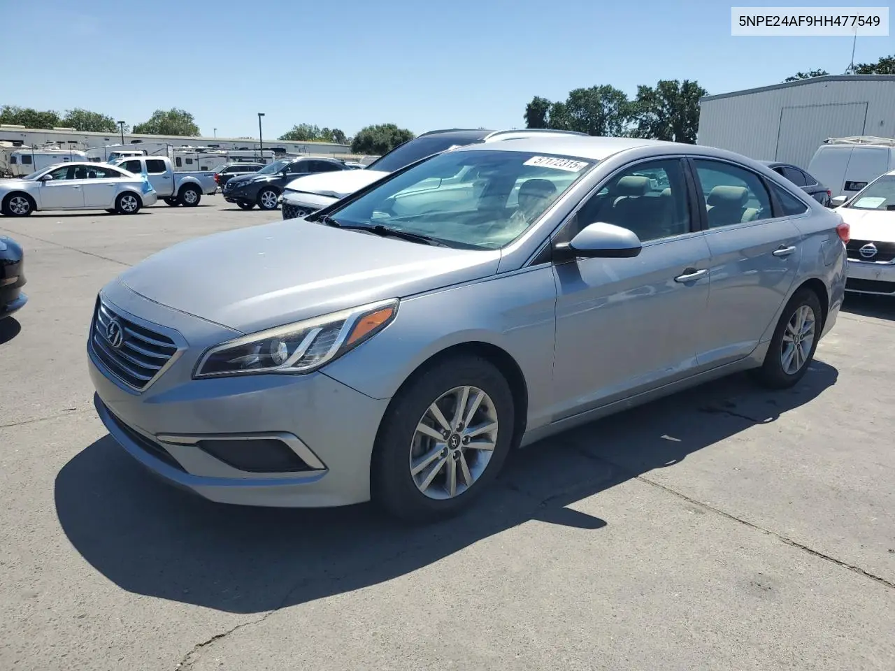 2017 Hyundai Sonata Se VIN: 5NPE24AF9HH477549 Lot: 57172315