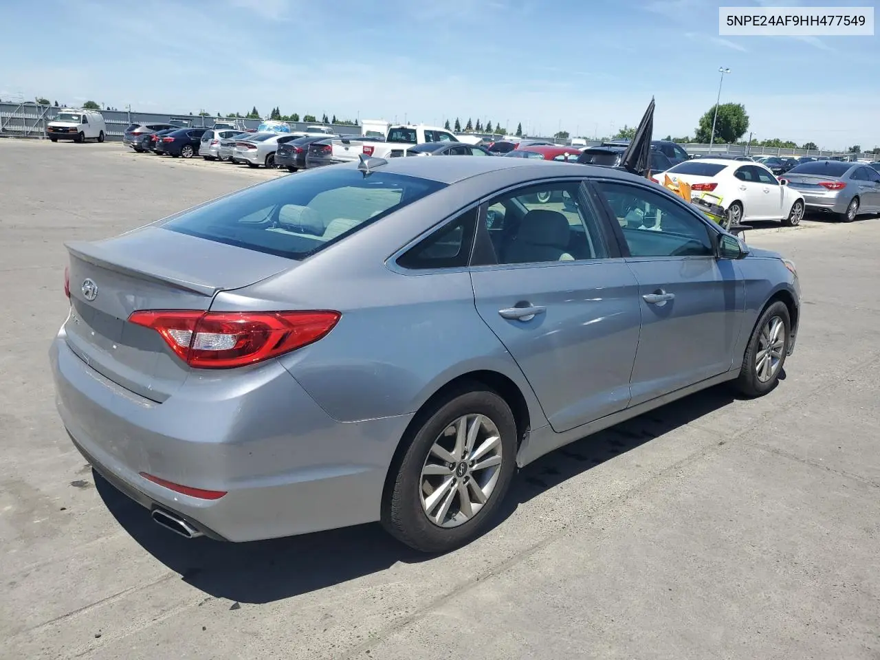2017 Hyundai Sonata Se VIN: 5NPE24AF9HH477549 Lot: 57172315