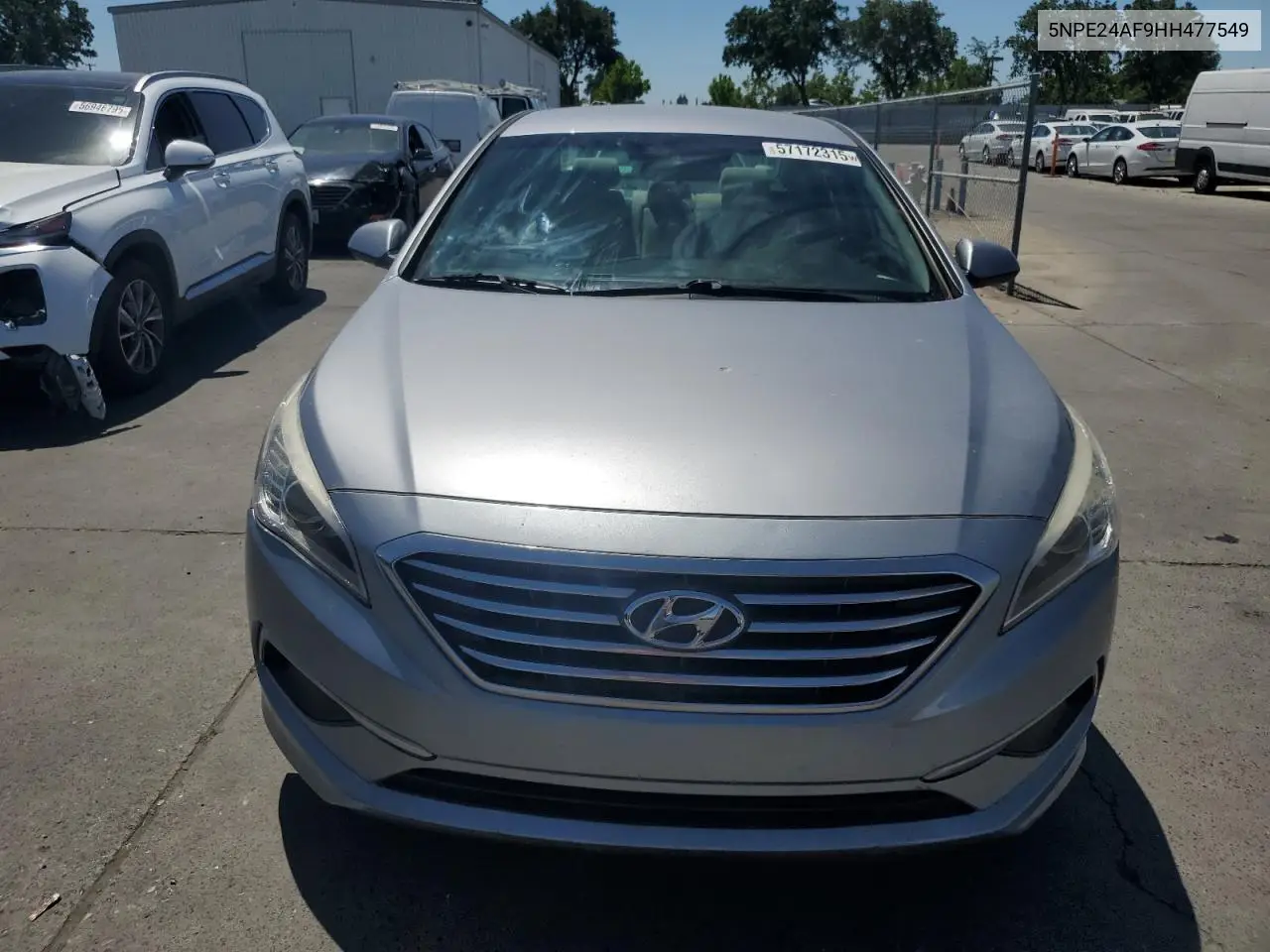 2017 Hyundai Sonata Se VIN: 5NPE24AF9HH477549 Lot: 57172315