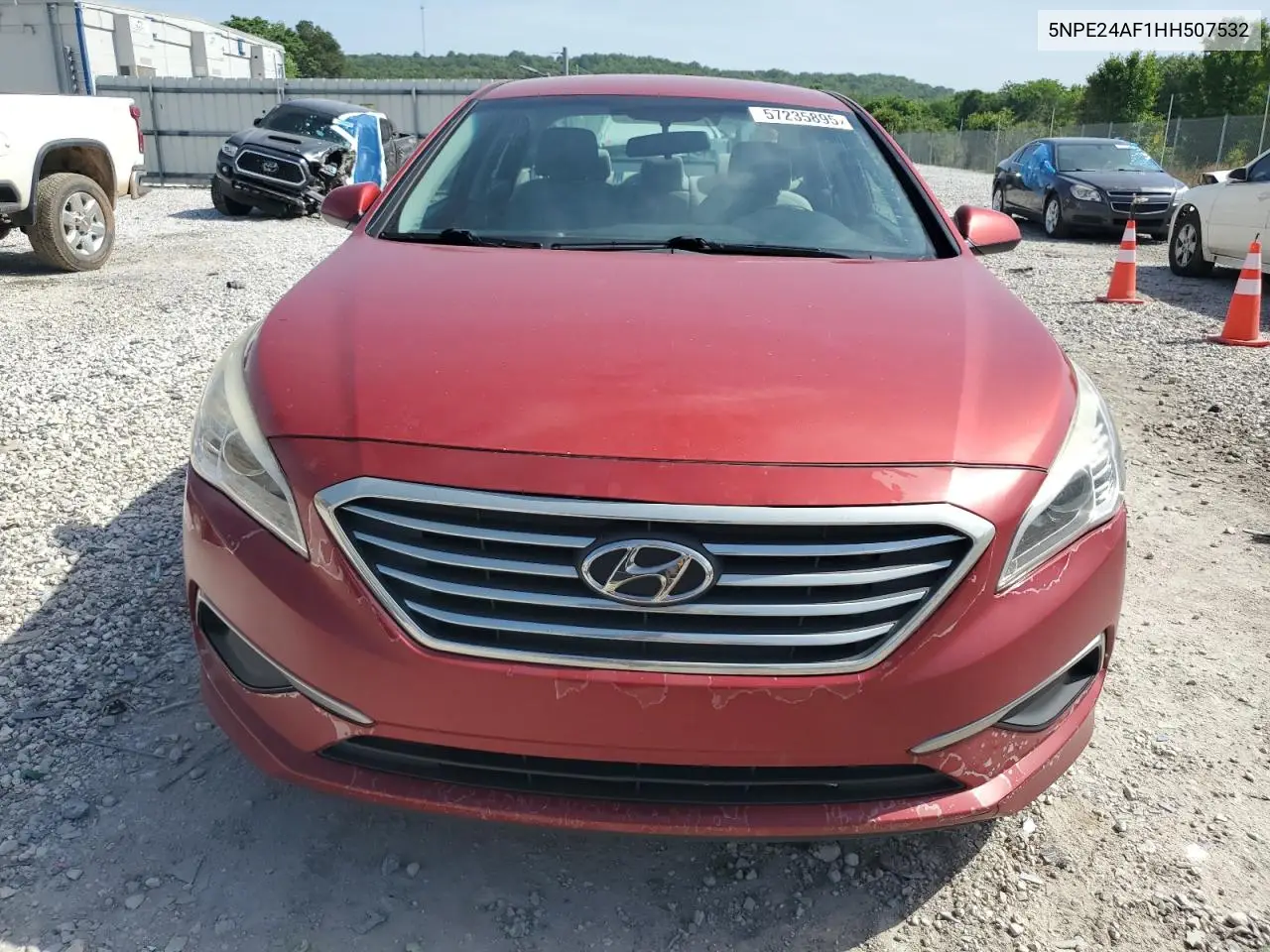 2017 Hyundai Sonata Se VIN: 5NPE24AF1HH507532 Lot: 57235895
