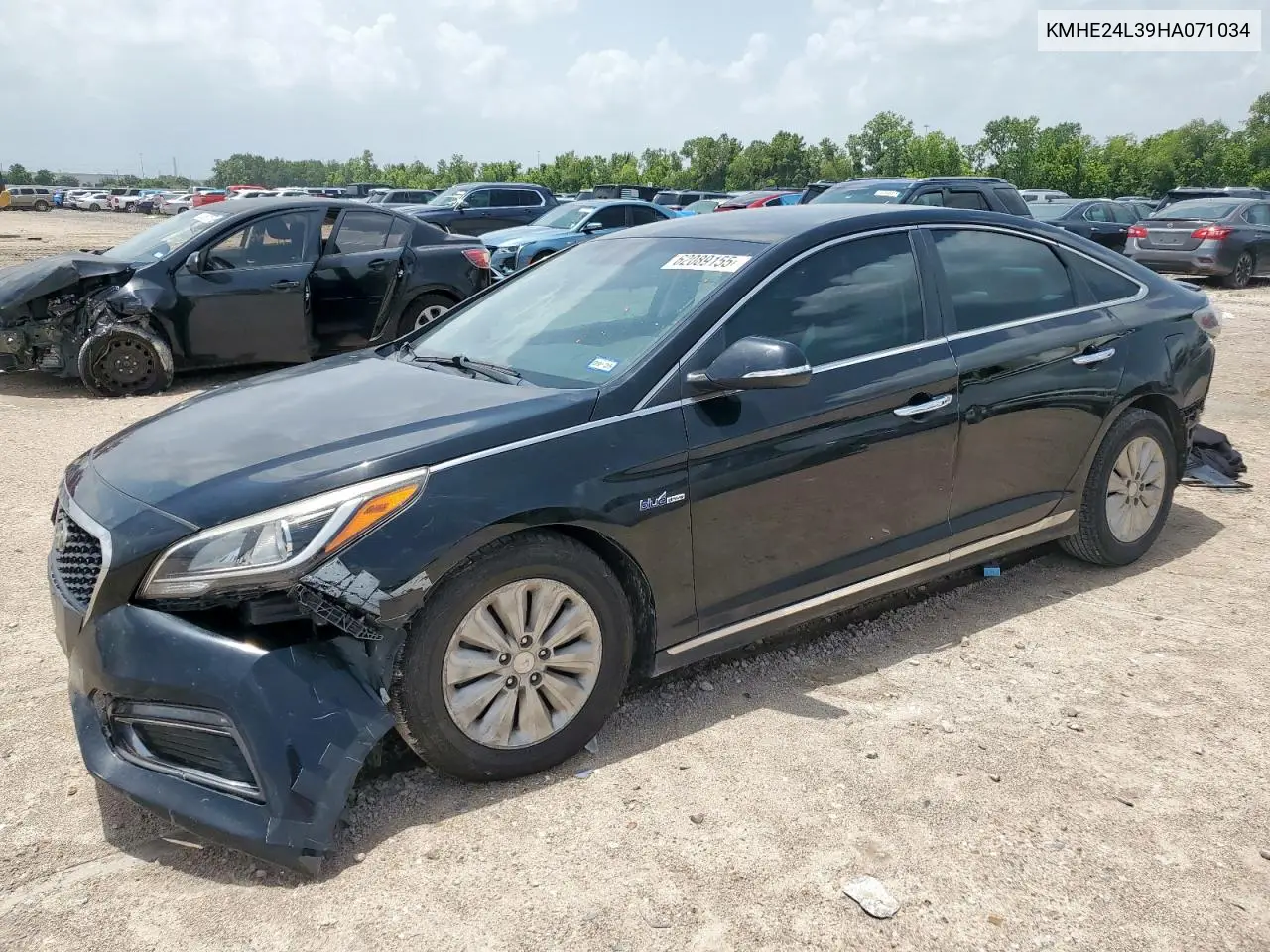 2017 Hyundai Sonata Hybrid VIN: KMHE24L39HA071034 Lot: 62089155