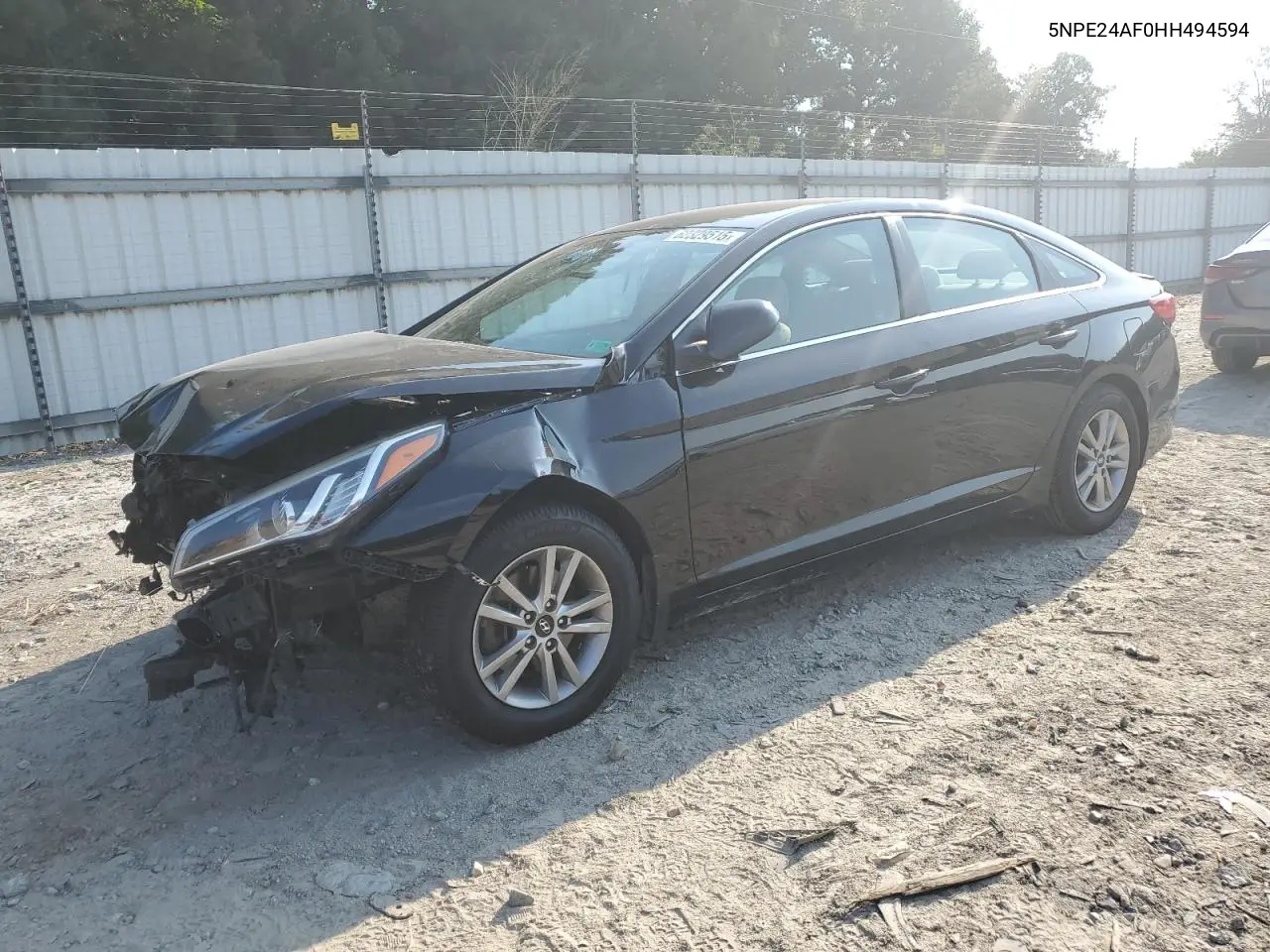 2017 Hyundai Sonata Se VIN: 5NPE24AF0HH494594 Lot: 62329515