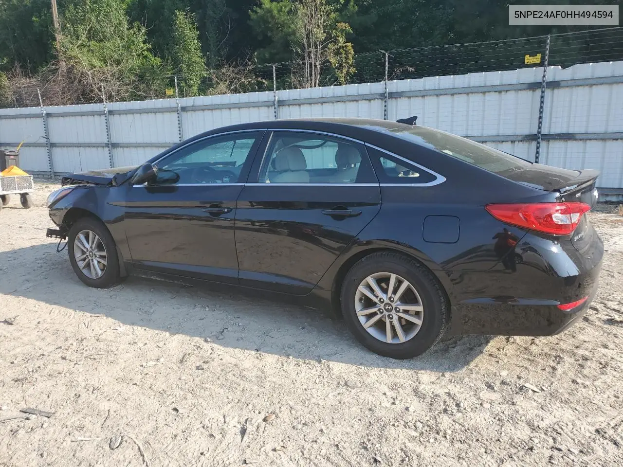 2017 Hyundai Sonata Se VIN: 5NPE24AF0HH494594 Lot: 62329515