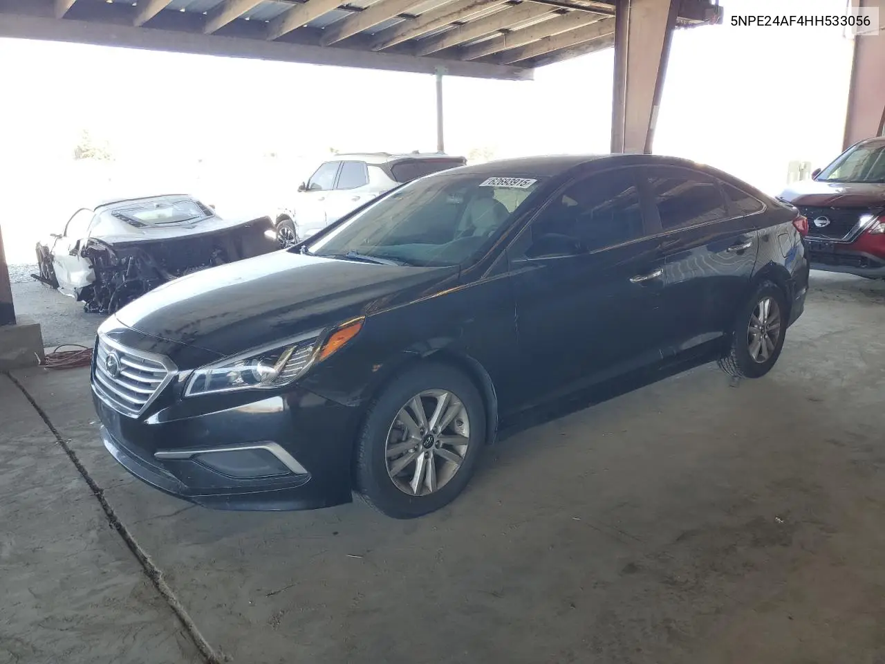 2017 Hyundai Sonata Se VIN: 5NPE24AF4HH533056 Lot: 62693915