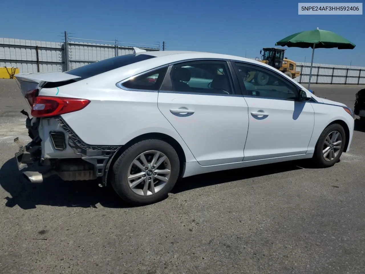 2017 Hyundai Sonata Se VIN: 5NPE24AF3HH592406 Lot: 62721765