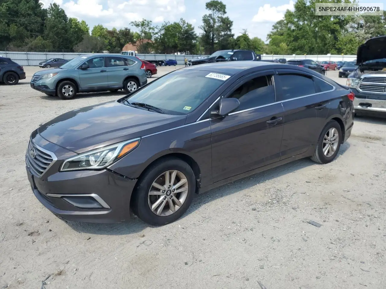2017 Hyundai Sonata Se VIN: 5NPE24AF4HH590678 Lot: 62736665