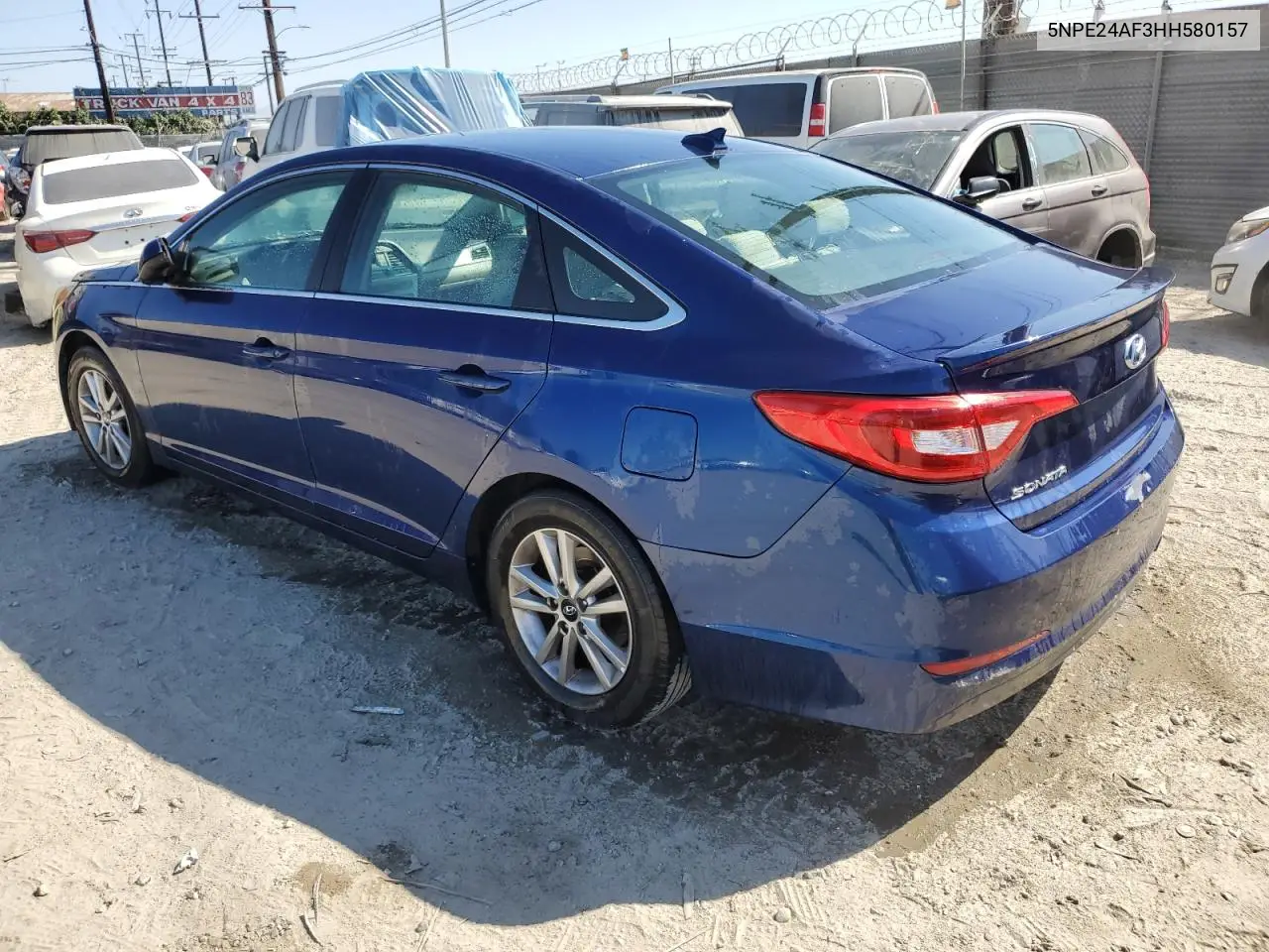 2017 Hyundai Sonata Se VIN: 5NPE24AF3HH580157 Lot: 62788585