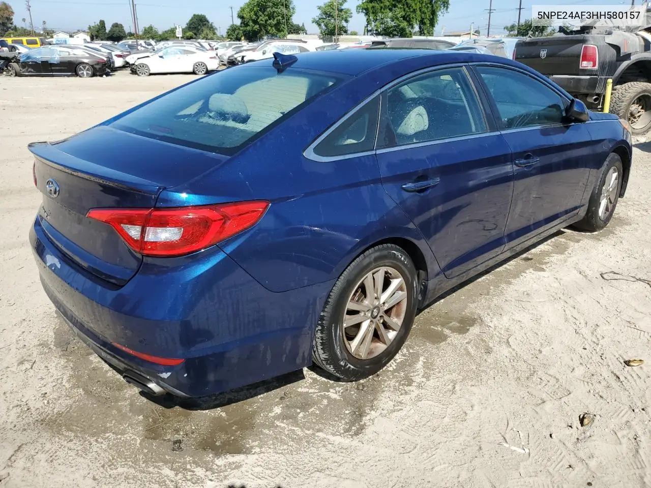2017 Hyundai Sonata Se VIN: 5NPE24AF3HH580157 Lot: 62788585