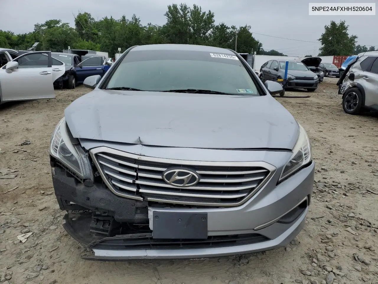 2017 Hyundai Sonata Se VIN: 5NPE24AFXHH520604 Lot: 62814255