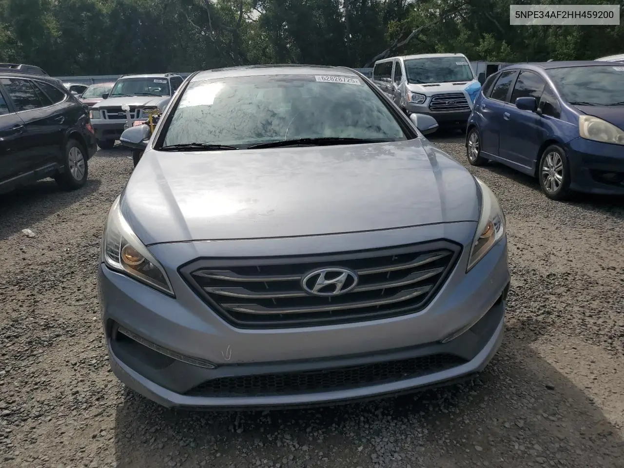 2017 Hyundai Sonata Sport VIN: 5NPE34AF2HH459200 Lot: 62828725