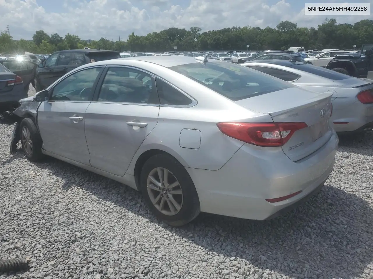 2017 Hyundai Sonata Se VIN: 5NPE24AF5HH492288 Lot: 62993985