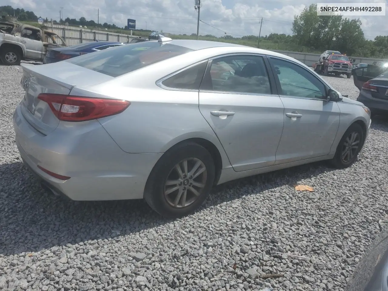 2017 Hyundai Sonata Se VIN: 5NPE24AF5HH492288 Lot: 62993985