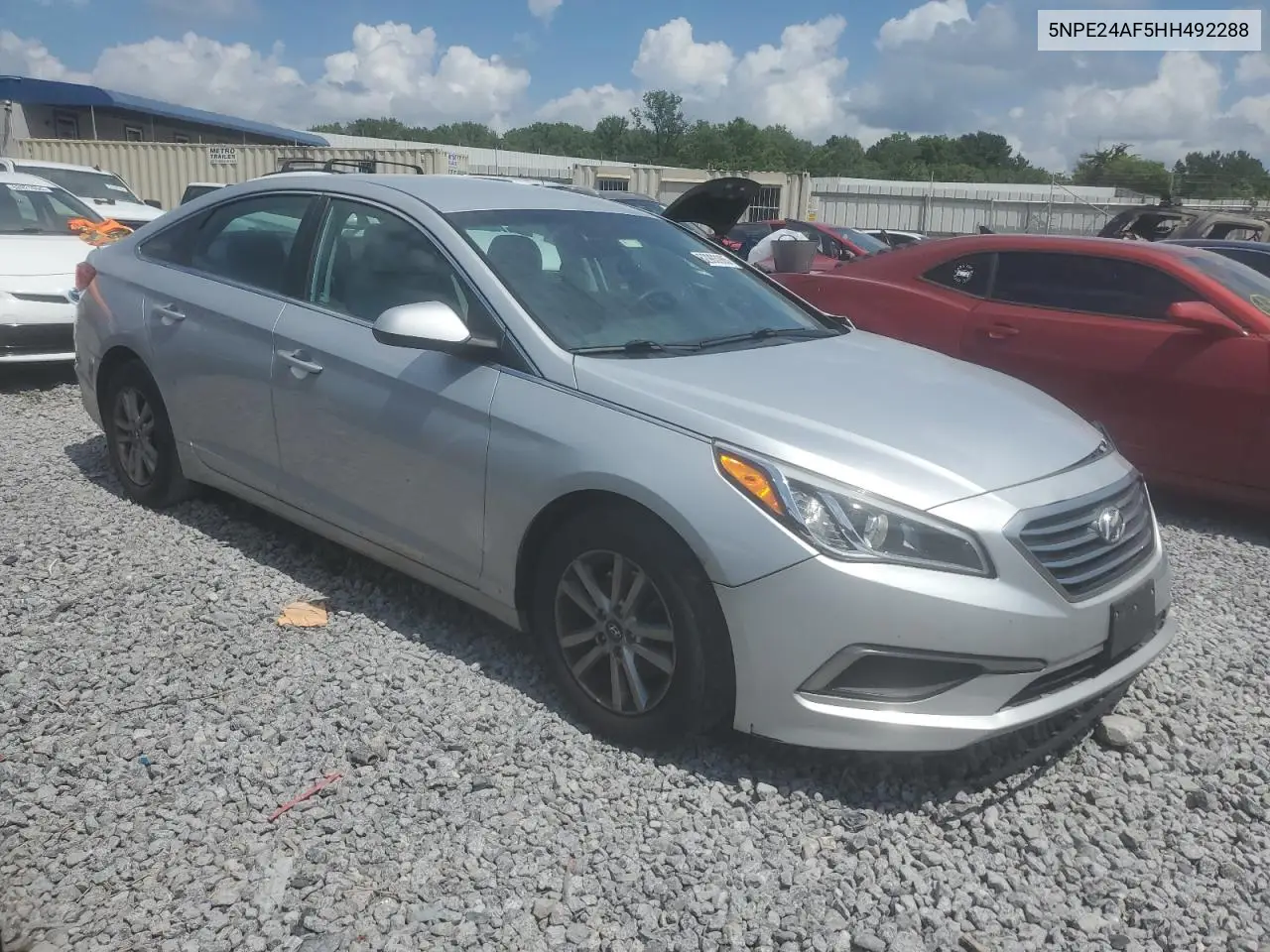 2017 Hyundai Sonata Se VIN: 5NPE24AF5HH492288 Lot: 62993985