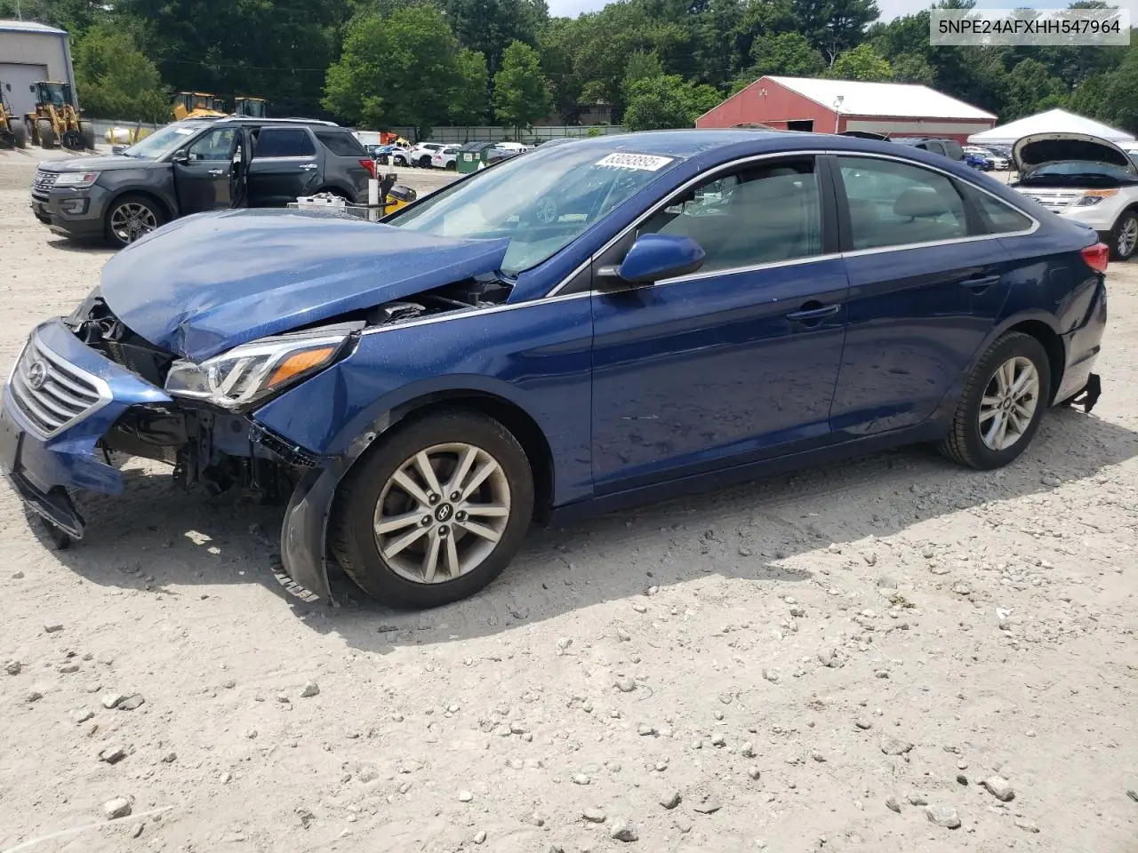 2017 Hyundai Sonata Se VIN: 5NPE24AFXHH547964 Lot: 63093895