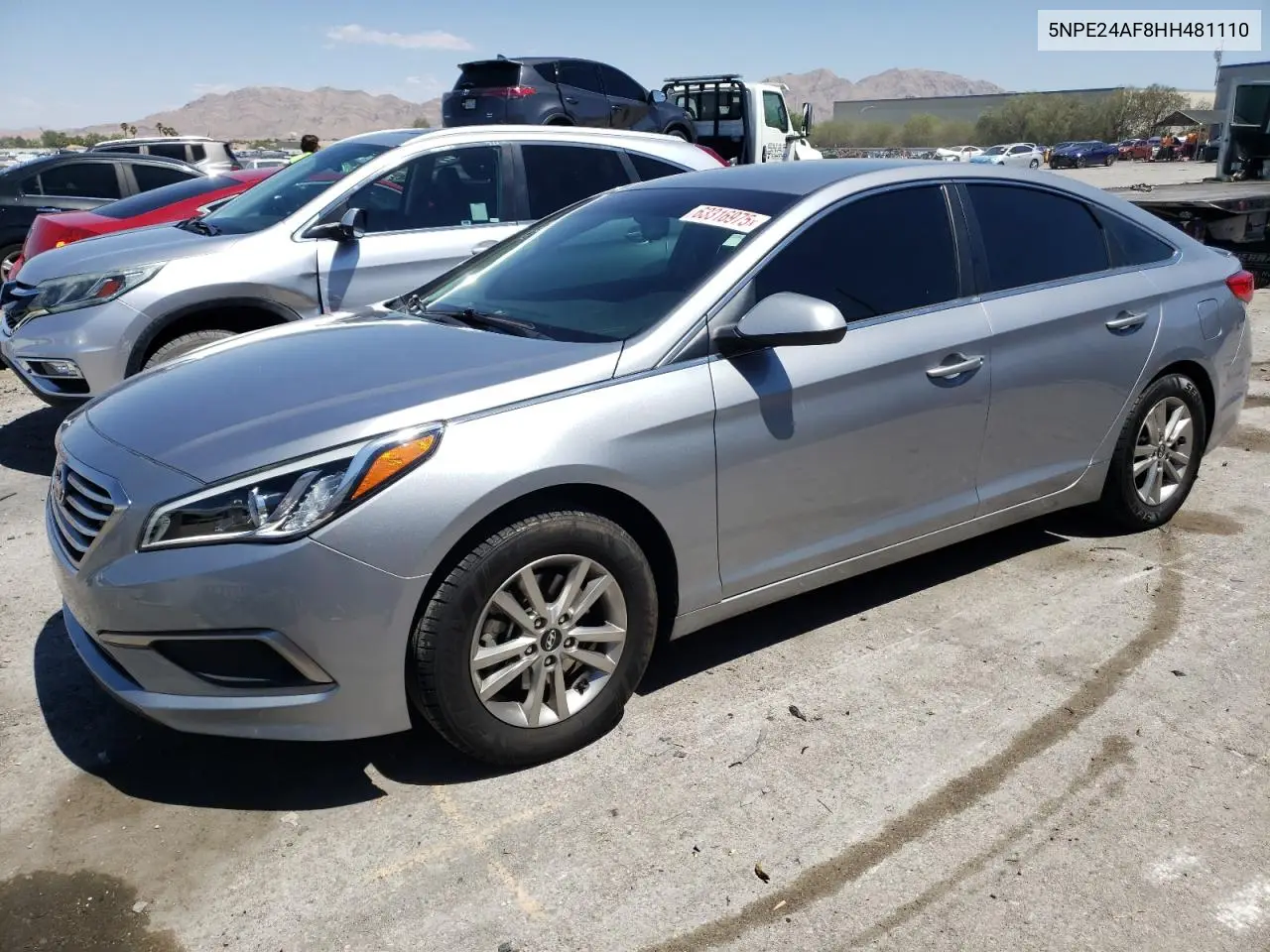 2017 Hyundai Sonata Se VIN: 5NPE24AF8HH481110 Lot: 63316975