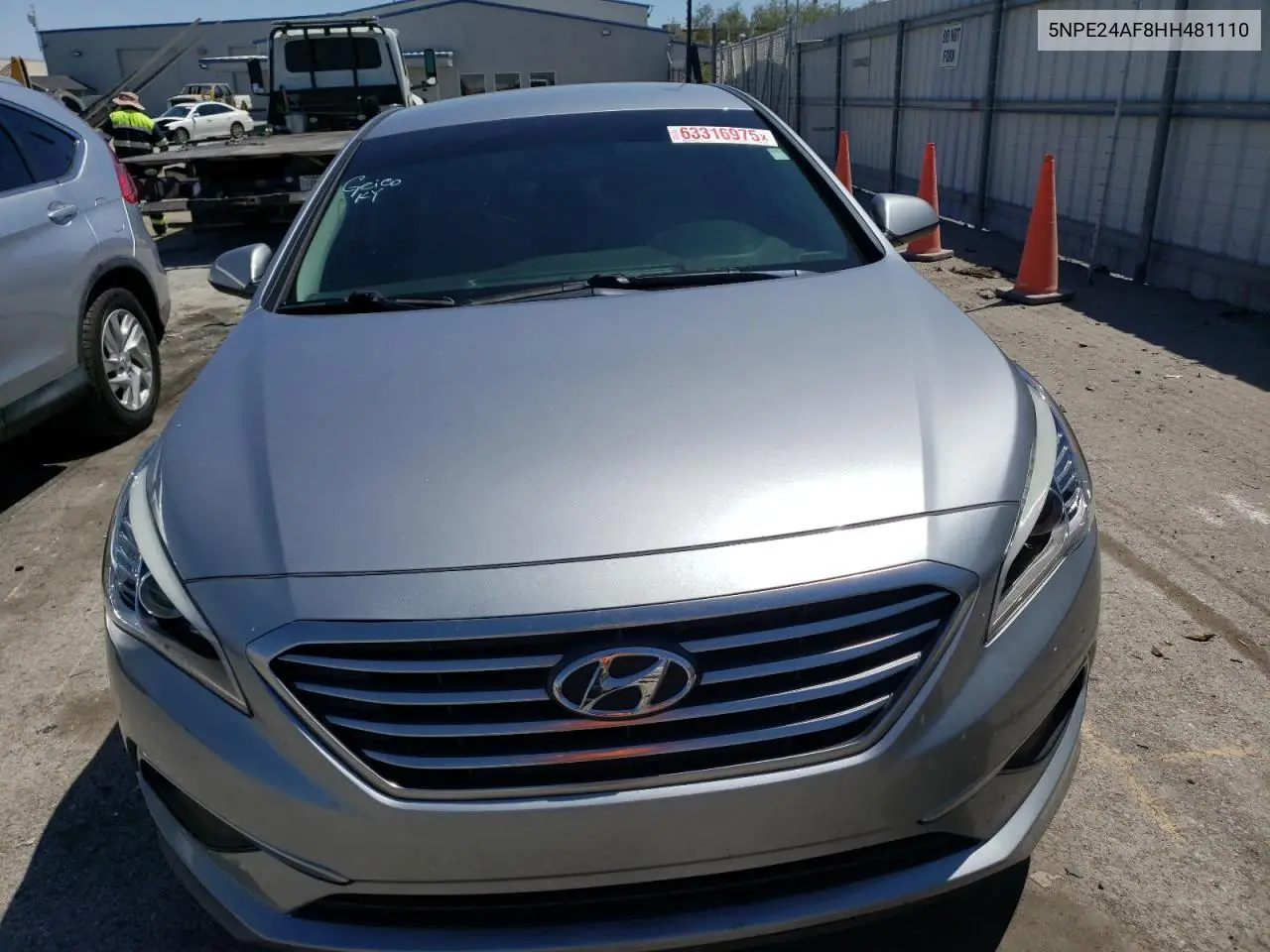 2017 Hyundai Sonata Se VIN: 5NPE24AF8HH481110 Lot: 63316975