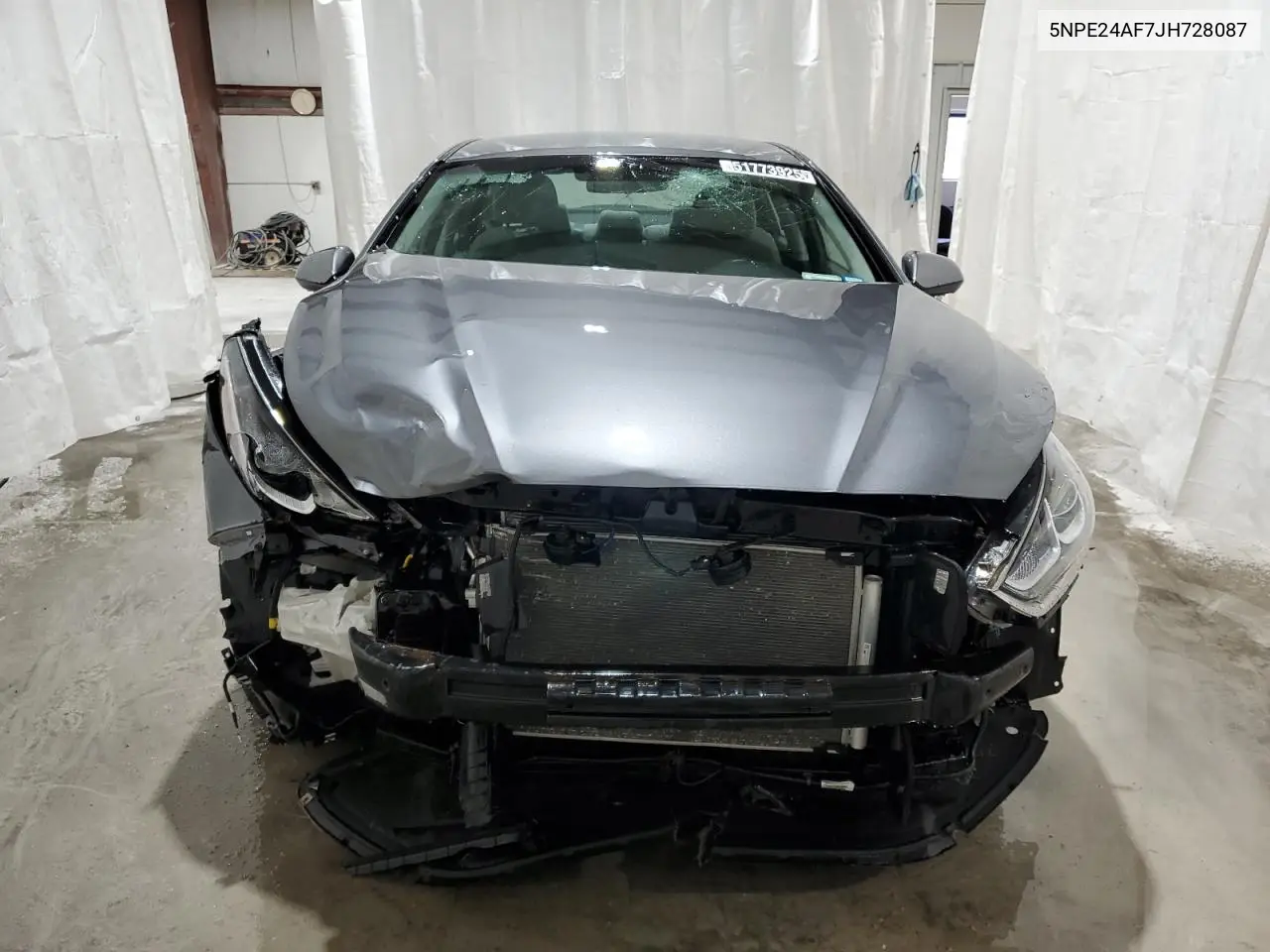 2018 Hyundai Sonata Se VIN: 5NPE24AF7JH728087 Lot: 51773925