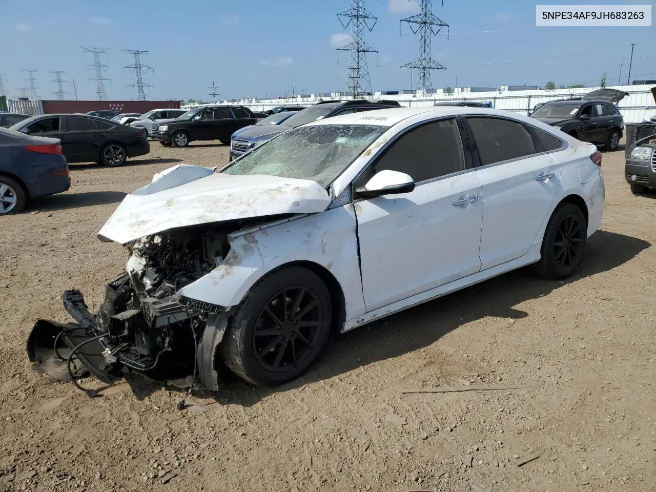 2018 Hyundai Sonata Sport VIN: 5NPE34AF9JH683263 Lot: 56801405