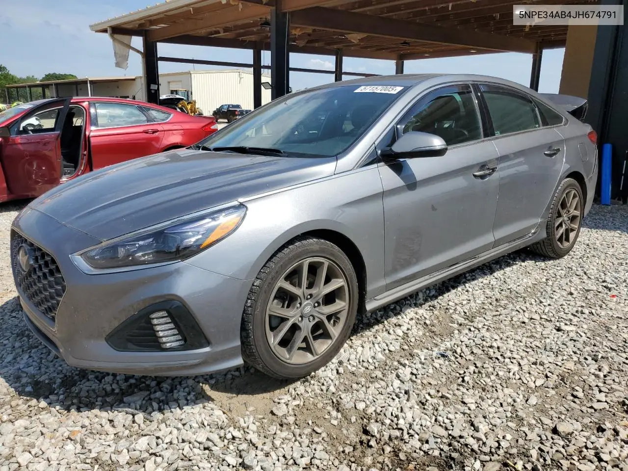 2018 Hyundai Sonata Sport VIN: 5NPE34AB4JH674791 Lot: 57157005