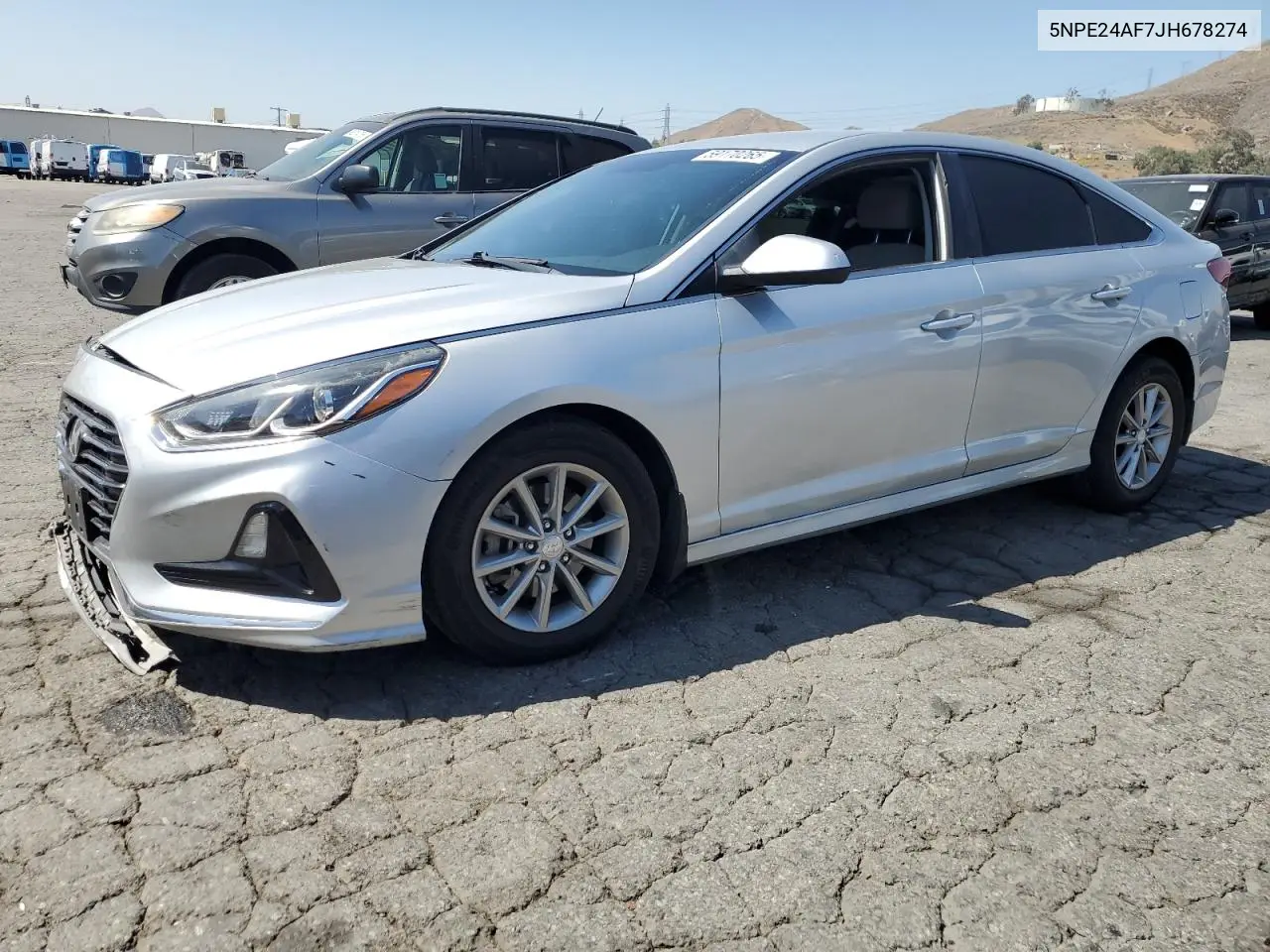 2018 Hyundai Sonata Se VIN: 5NPE24AF7JH678274 Lot: 59170265