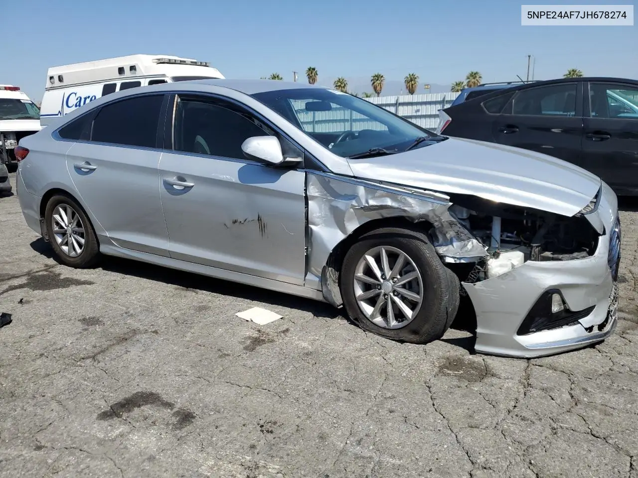 2018 Hyundai Sonata Se VIN: 5NPE24AF7JH678274 Lot: 59170265
